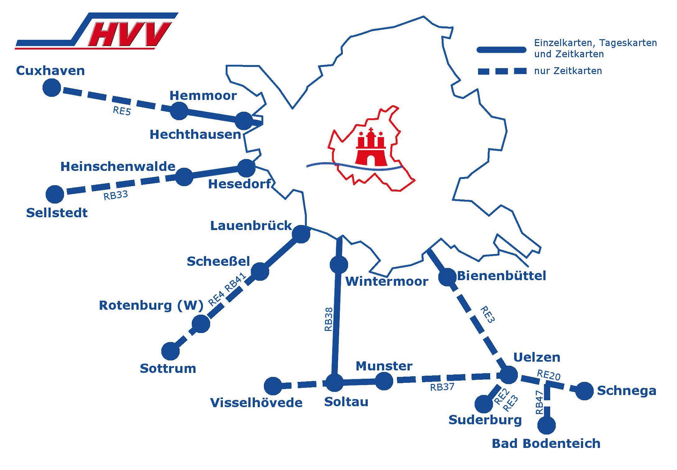 Im Dezember kommt die HVV-Tarifausweitung - suderburg-online